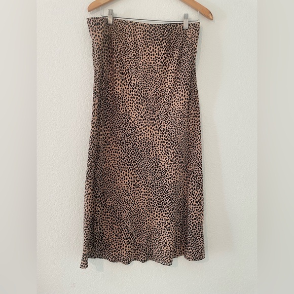 JENNI KAYNE Cheetah Slip Skirt size XL $225 - Picture 3 of 7